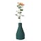 Fabulaxe 10 H Decorative Ceramic Sculpture Channeled Centerpiece Table Vase, Dark Teal Blue Green QI004055.DGN - alternate 1